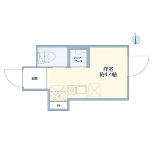 ファーストビュー中野【1階】の間取り