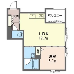 レジオ 横濱白楽【3階】の間取り
