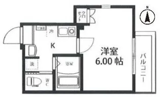 ベルガーデン中板橋【2階】の間取り