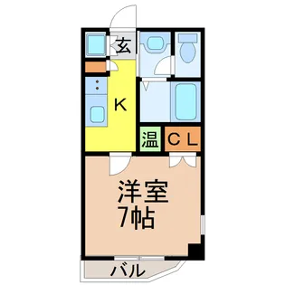 ラ・メゾン・ド・アップル【2階】の間取り