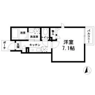 Je crois 世田谷【1階】の間取り