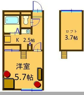 あすなろ【2階】の間取り