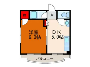 エンドレス相生【3階】の間取り