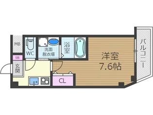 AILE南茨木【2階】の間取り