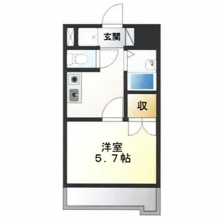 セジュール栄【7階】の間取り