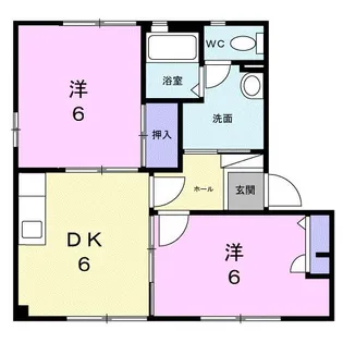 DOMICILE伊賀B【2階】の間取り