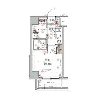 ハーモニーレジデンス大森WEST【3階】の間取り