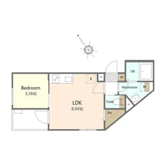 ケースクエア【1階】の間取り