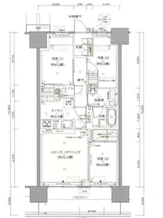 プレイズ北千住【6階】の間取り