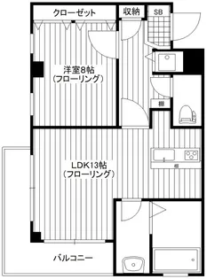 ラフィネ・シャンブル【4階】の間取り