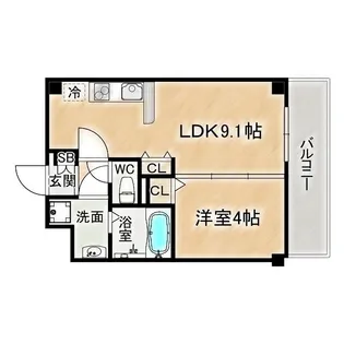 HCレジデンス【3階】の間取り