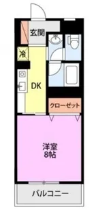 ロイヤルパレス子安【2階】の間取り