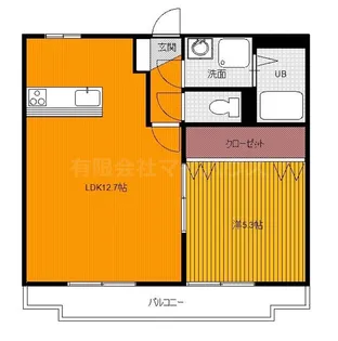 メゾンドールY【1階】の間取り