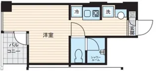 レスピール三鷹【5階】の間取り