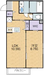 アリエル新越谷【2階】の間取り