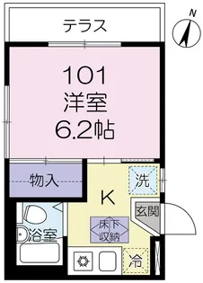 K1ハウス【1階】の間取り