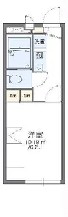 レオパレスパレスマンションI【1階】の間取り
