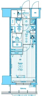 MAXIV梅島【5階】の間取り
