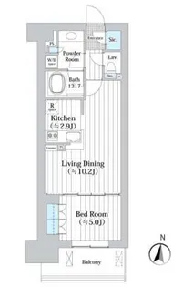 アビティグランデ砧 B棟【3階】の間取り