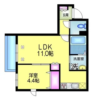 メゾン・アルチザン【2階】の間取り