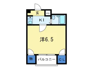 ラヴュ-レ古湊【4階】の間取り