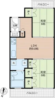 ノアハウス【2階】の間取り