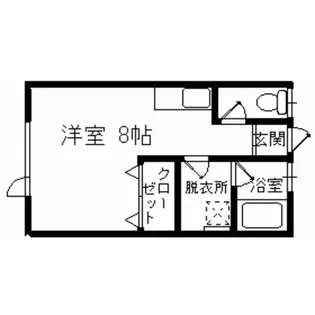 コーポアイル【1階】の間取り