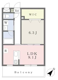 カリーノ杉水【3階】の間取り