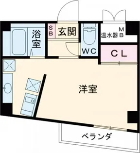 フラッツ小西【5階】の間取り