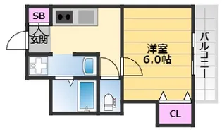 ファーストプラザ【2階】の間取り