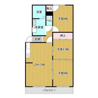パークレジデンス【2階】の間取り