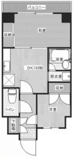 ライオンズマンション新大久保第2【3階】の間取り