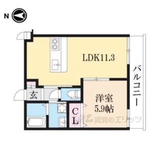 プライベートレジデンスHIRO【2階】の間取り