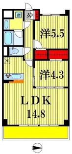 ベルヴァンス【2階】の間取り