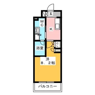 プラウドフラット木場II【3階】の間取り
