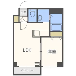ラヴィスタ北17条【5階】の間取り