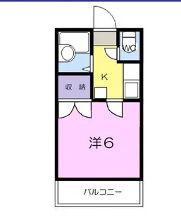 レインボーパレス【3階】の間取り