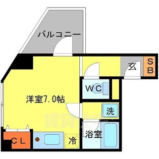 イーストコート【2階】の間取り