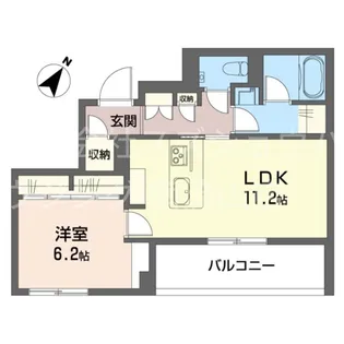 クレストメゾン【4階】の間取り