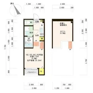 ハピネス【1階】の間取り