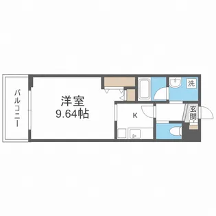 プレジオ新大阪【10階】の間取り