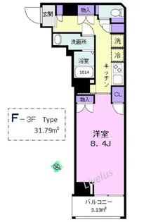ベル代々木公園【3階】の間取り