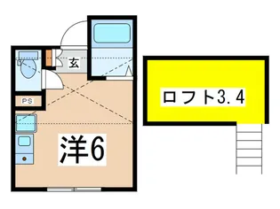 ミュール鶴ヶ峰【2階】の間取り