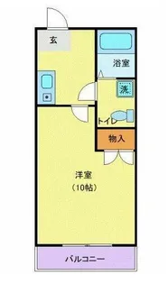 レグルス清新【3階】の間取り