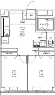 TCRE上板橋常盤台【3階】の間取り