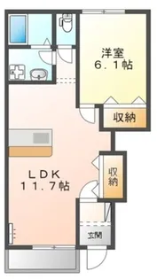 ファインハイムSATO【1階】の間取り