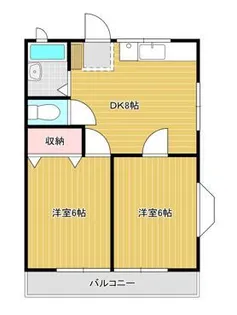 メゾン小牧【2階】の間取り