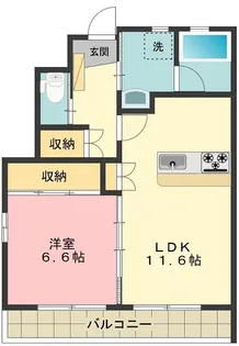チェリープランタン【1階】の間取り