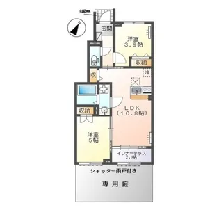 ソラーナ【1階】の間取り