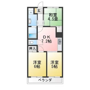 芝マンション【7階】の間取り